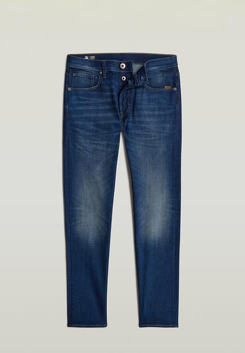 G-STAR - 3301 Slim Joane stretch - medium aged