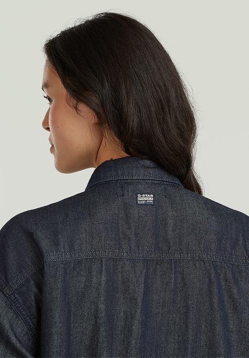 G-STAR - Tucked in relaxed shirt l\s wmn - rinsed