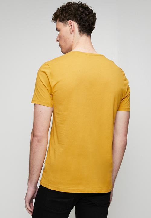 Ben Sherman - Essential Tar Print Crew T-shirt - Dijon