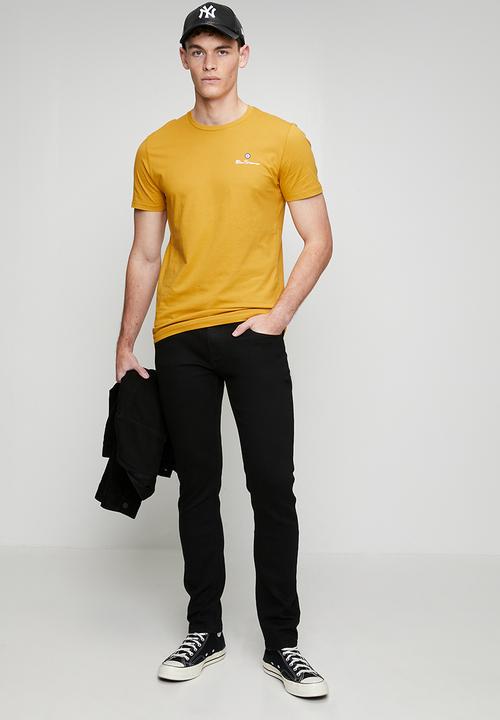 Ben Sherman - Essential Tar Print Crew T-shirt - Dijon