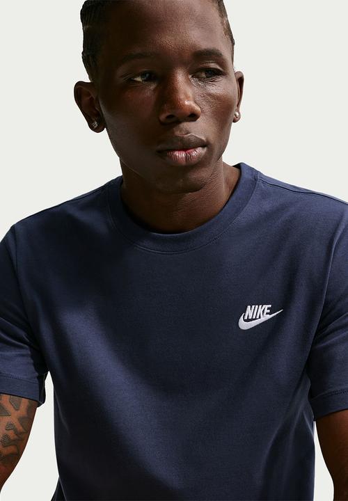 Nike - Nsw club short sleeve tee - midnight navy/white