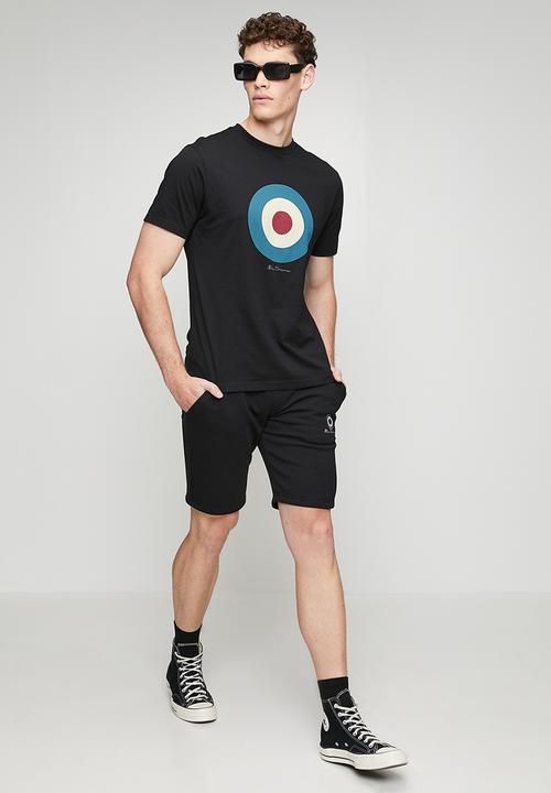 Ben Sherman - Target Fleece Jog Shorts - Black