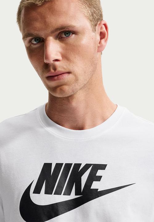 Nike - Nsw icon futura short sleeve tee - white/black