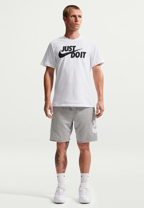 Nike - Nsw just do it swoosh tee - white/black