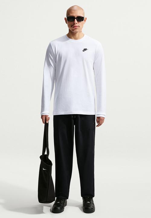 Nike - Nsw clb tee long sleeve - white 