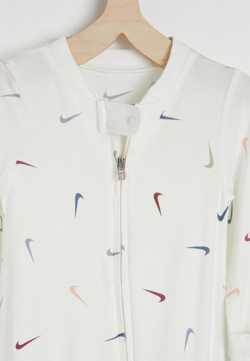 Nike - Nkn Aop Viscose Footed Coveral - Sail