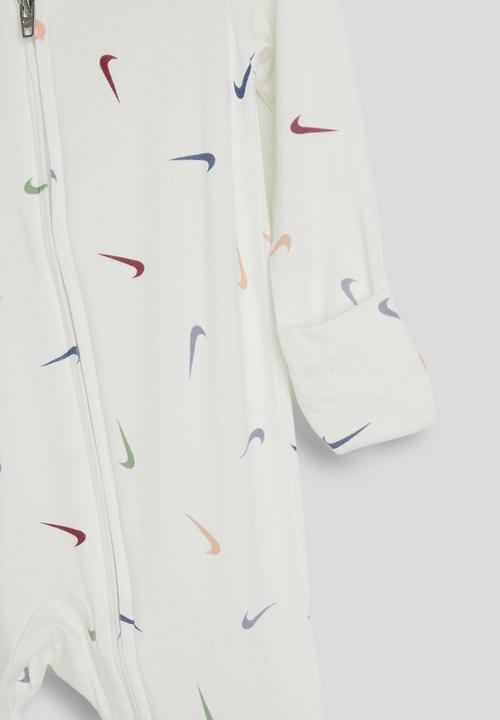 Nike - Nkn Aop Viscose Footed Coveral - Sail