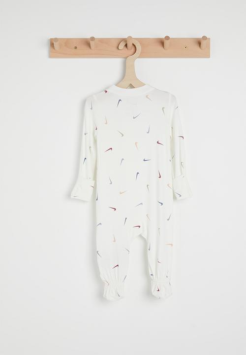 Nike - Nkn Aop Viscose Footed Coveral - Sail