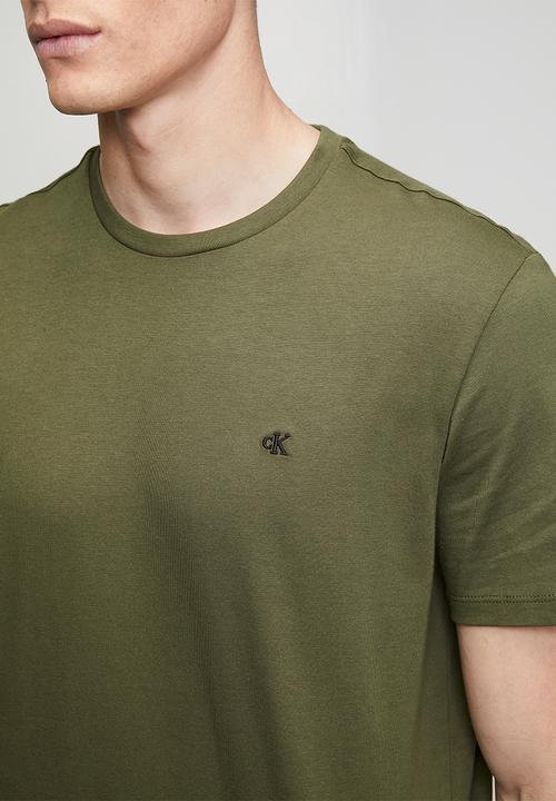 Calvin Klein - Ss Classic Monogram Tee - Fatigue