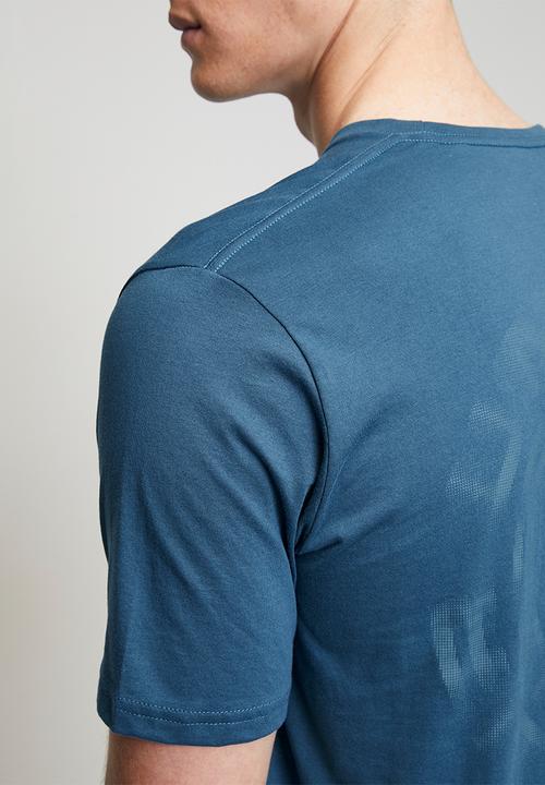 Under Armour - UA M BLUR WM Short Sleeve - Wham Blue /  / Blue Haze