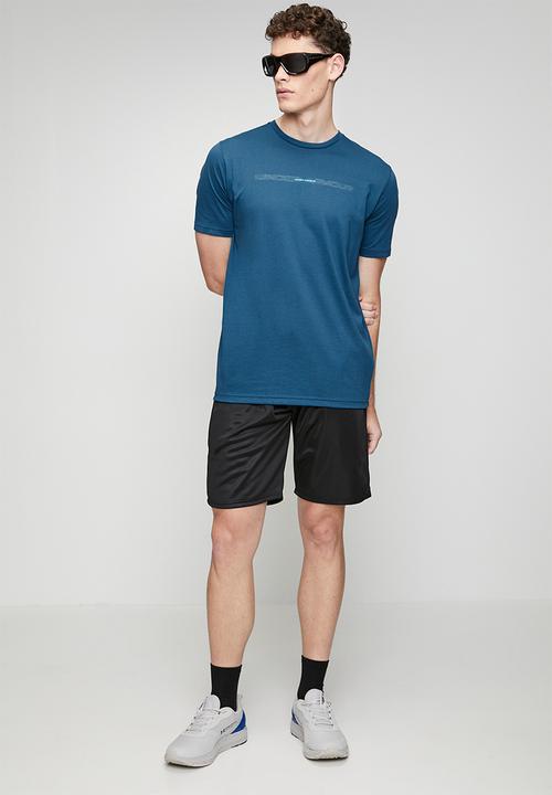 Under Armour - UA M BLUR WM Short Sleeve - Wham Blue /  / Blue Haze