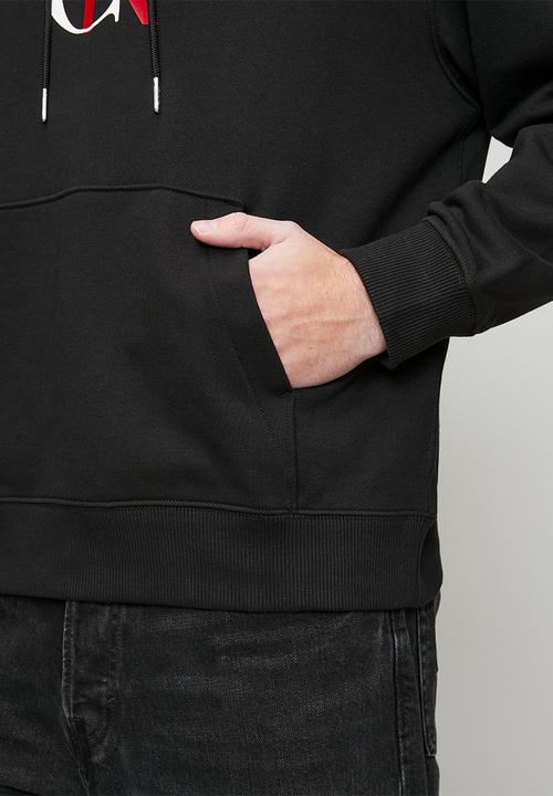 Calvin Klein - Ls Eu 350Terry Graphic Hoodie - Black