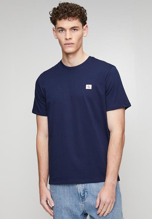 Calvin Klein - Ss Badge Tee 2 Pack - Maritime Navy/Bright White