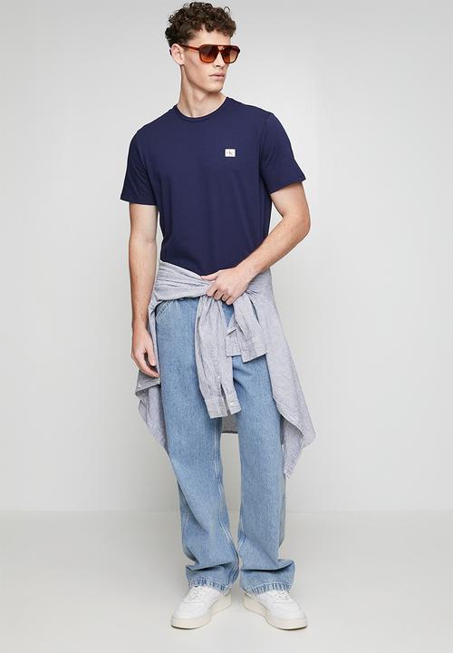 Calvin Klein - Ss Badge Tee 2 Pack - Maritime Navy/Bright White
