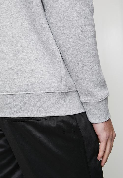 Under Armour - UA Icon Fleece 1/4 Zip - Mod Gray Light Heather /  / White