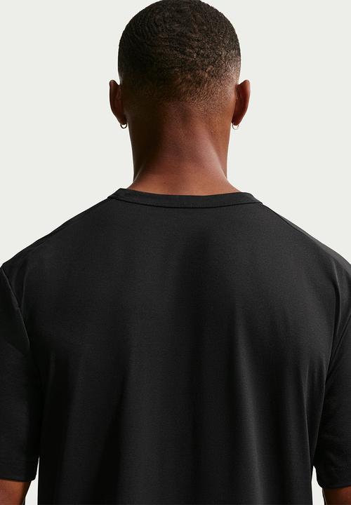 Nike - M Nike uv hyverse short sleeve - black 