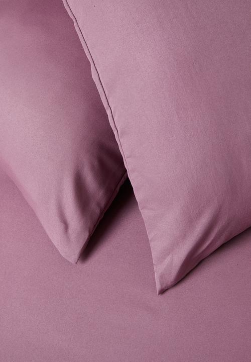 Sixth Floor - Recycled microfibre duvet set Dusty Orchid