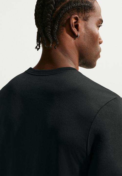 Nike - Dri-FIT Legend Long-Sleeve Fitness Top - Black/Matte Silver