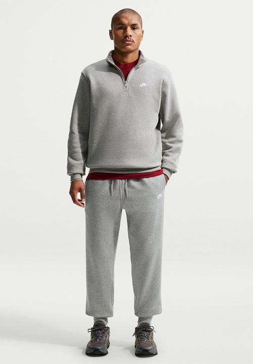 Nike - NSW Club BB Jogger - Dk Grey Heather/Lt Soke Grey/White