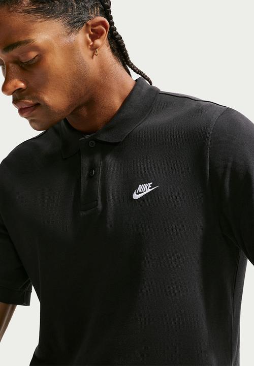 Nike - Nike Men's Club Pique Polo - Black/White 