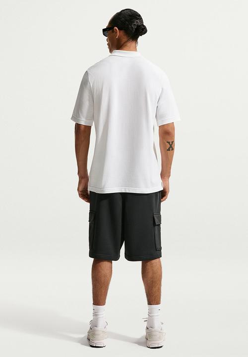 Nike - Nike Men's Club Pique Polo - White/Black