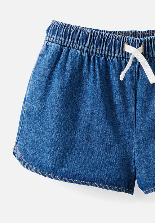 Cotton On - Gigi Woven Short - Dark Wash