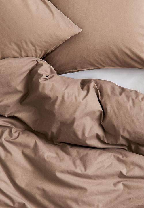 H&M - Cotton double/king duvet cover set - mole