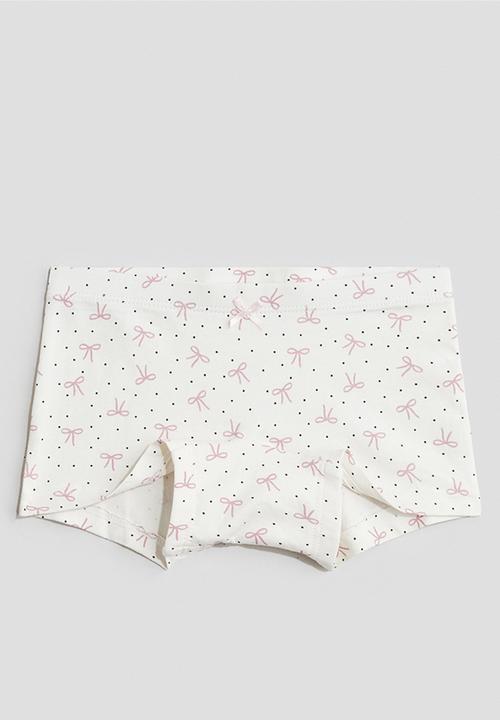 H&M - 5-Pack boxer briefs - light pink/bows