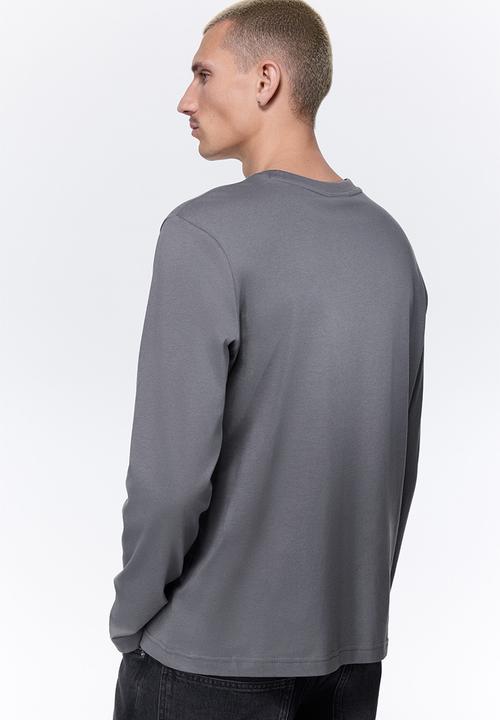 H&M - Regular fit jersey top - grey