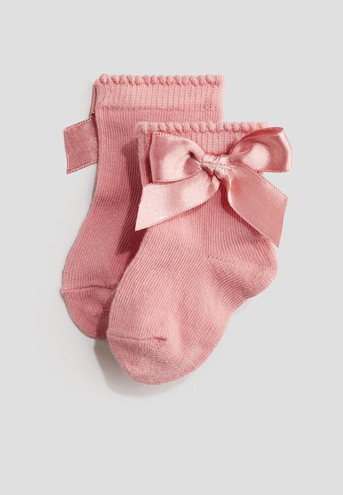 H&M - 4-Pack socks - light pink/white