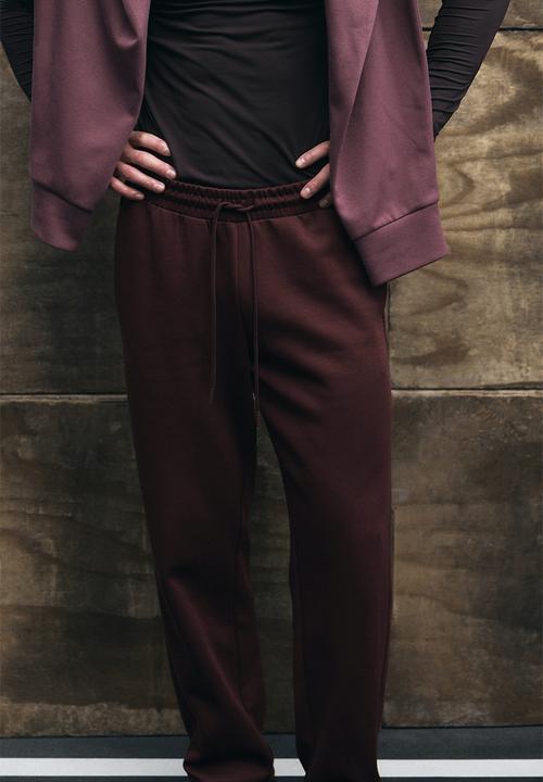 H&M - Regular fit sports joggers - burgundy