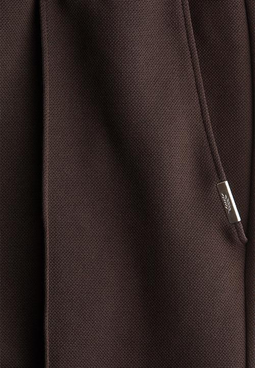 H&M - Regular fit tailored joggers - dark brown