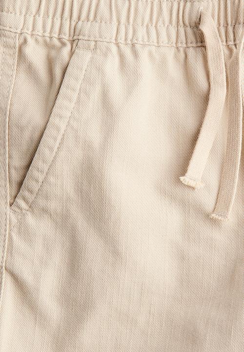 H&M - Cotton twill trousers - beige