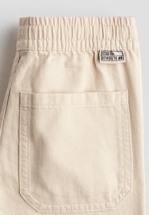 H&M - Cotton twill trousers - beige