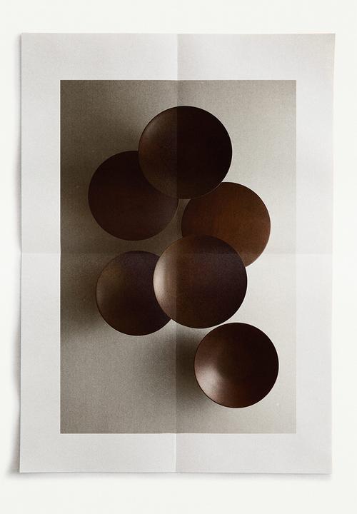 H&M - Footed serving bowl - dark brown