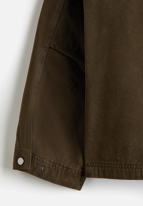 H&M - Workwear jacket - dark khaki green
