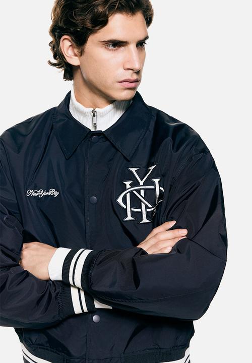 H&M - Baseball jacket - navy blue/nyc