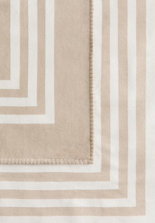 H&M - Patterned blanket - beige