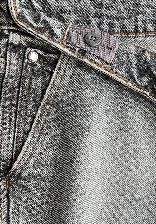 H&M - Carpenter denim shorts - light denim grey