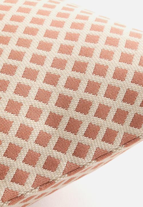 H&M - Outdoor cushion cover - orange/patterned