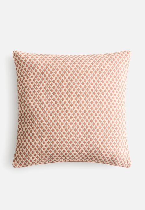 H&M - Outdoor cushion cover - orange/patterned