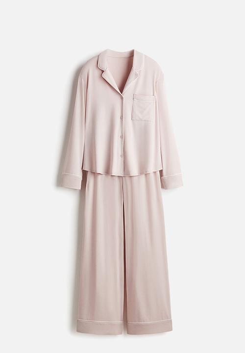 H&M - Viscose-blend pyjamas - light pink