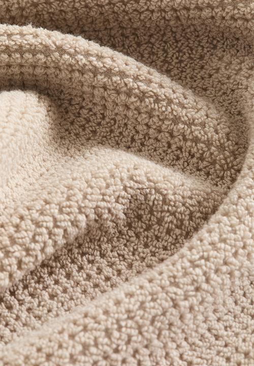 H&M - Cotton terry bath sheet - light beige