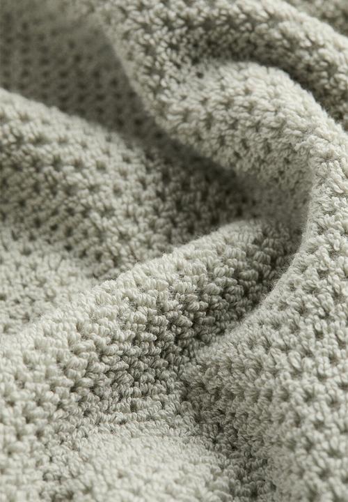 H&M - Cotton terry bath towel - sage green