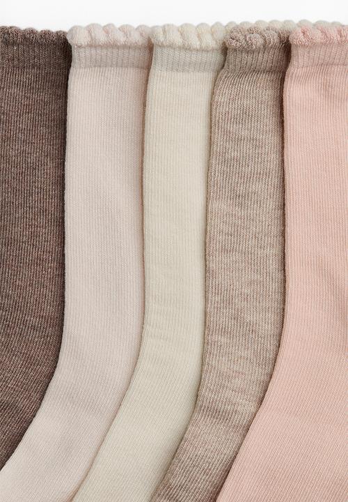 H&M - 5-Pack socks - brown marl