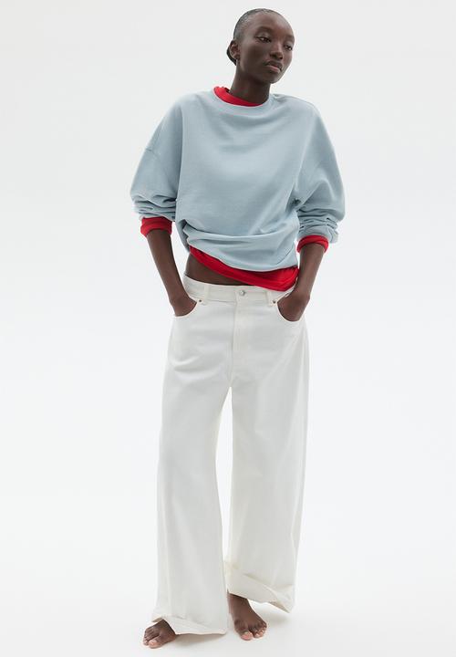 H&M - Oversized sweatshirt - light turquoise