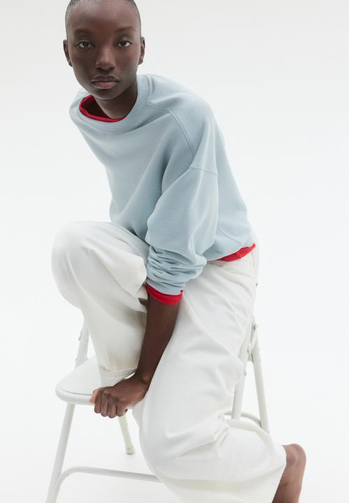 H&M - Oversized sweatshirt - light turquoise