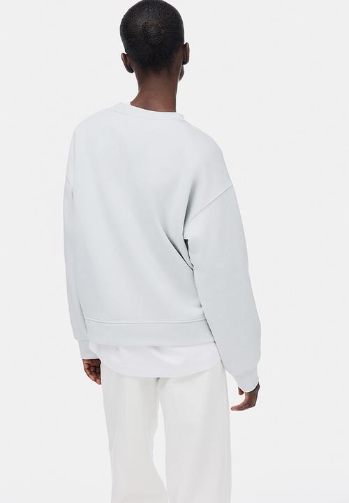 H&M - Text-motif sweatshirt - light grey/athletics