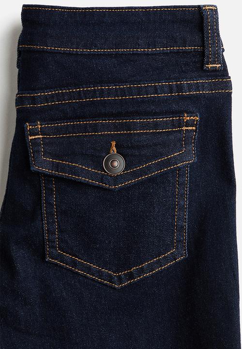 H&M - Flared low jeans - dark denim blue