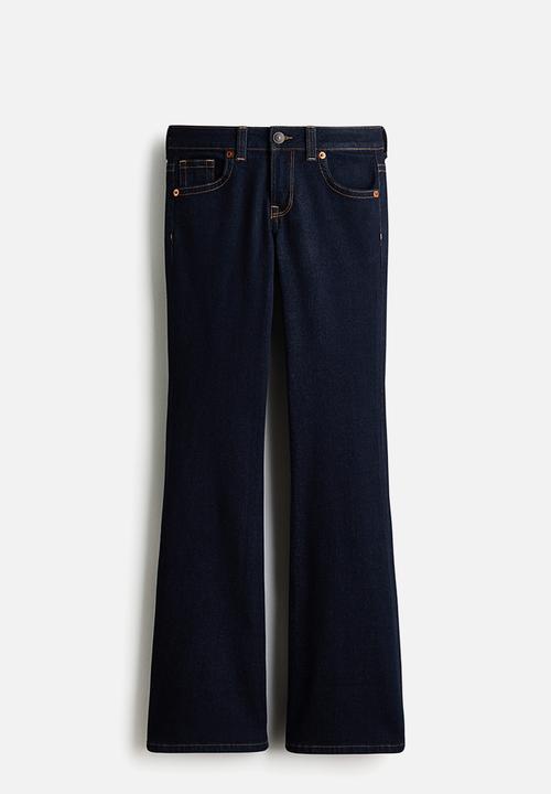 H&M - Flared low jeans - dark denim blue